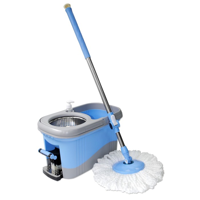 Набор для мытья пола Green Line, с педалью, швабра + ведро 16,5 л (45103-7866)