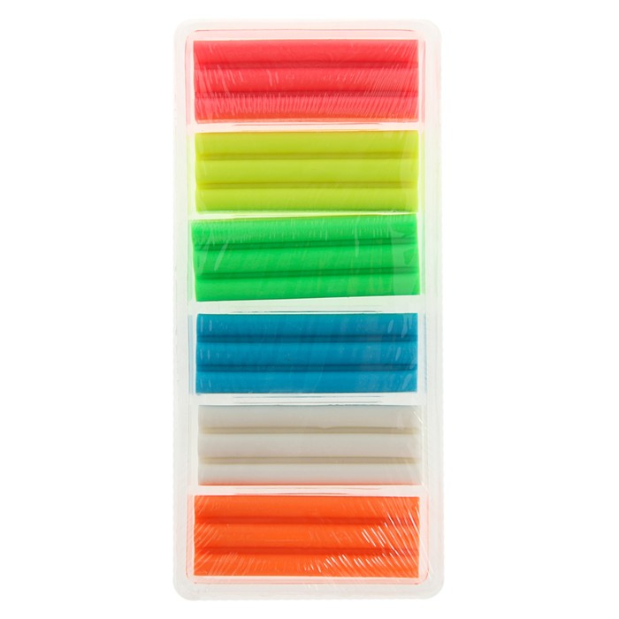 Пластика-полимерная глина набор ЗКХ Цветик 6 цв 120 г флуоресцентный 34411084