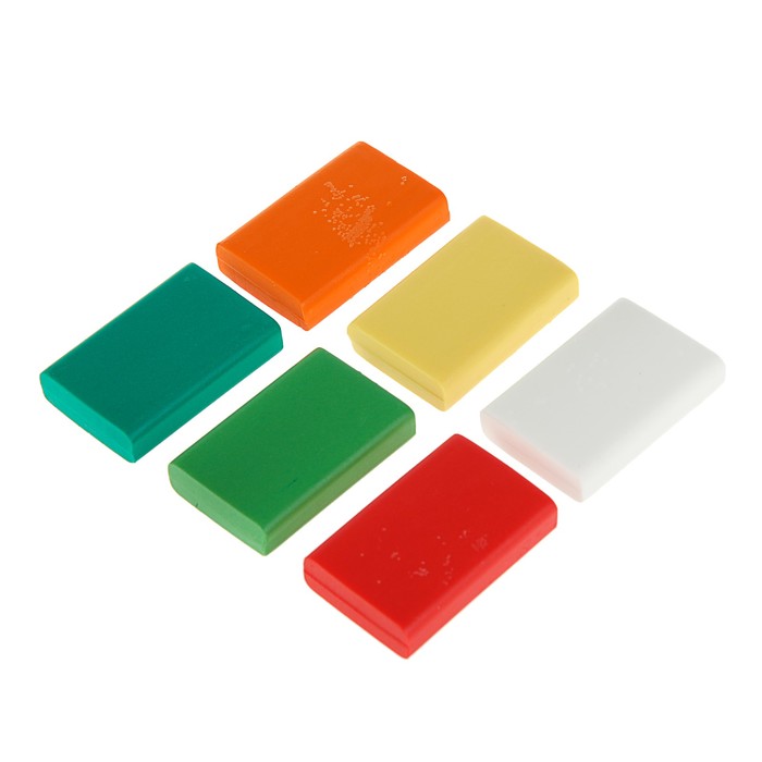 Пластика-полимерная глина набор ЗКХ Сонет 6 цветов 120 г "Фруктовый" 59103594