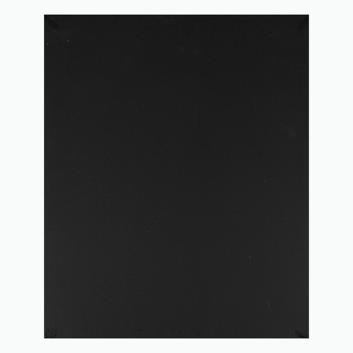 Холст 40х50 см на картоне хлопок 100% 3.0 мм акриловый грунт мелкозернистый ЗКХ Мастер Класс черный