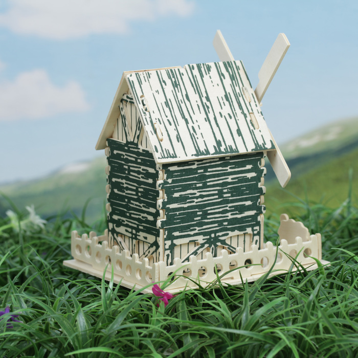 Конструктор деревянный 3D "Мельница"