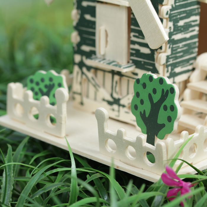 Конструктор деревянный 3D "Мельница"