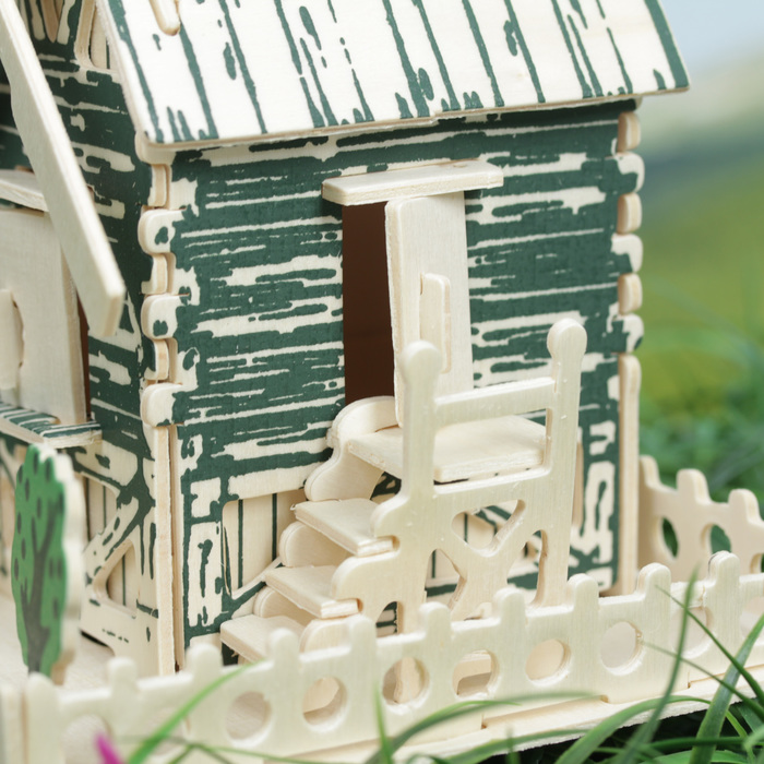 Конструктор деревянный 3D "Мельница"