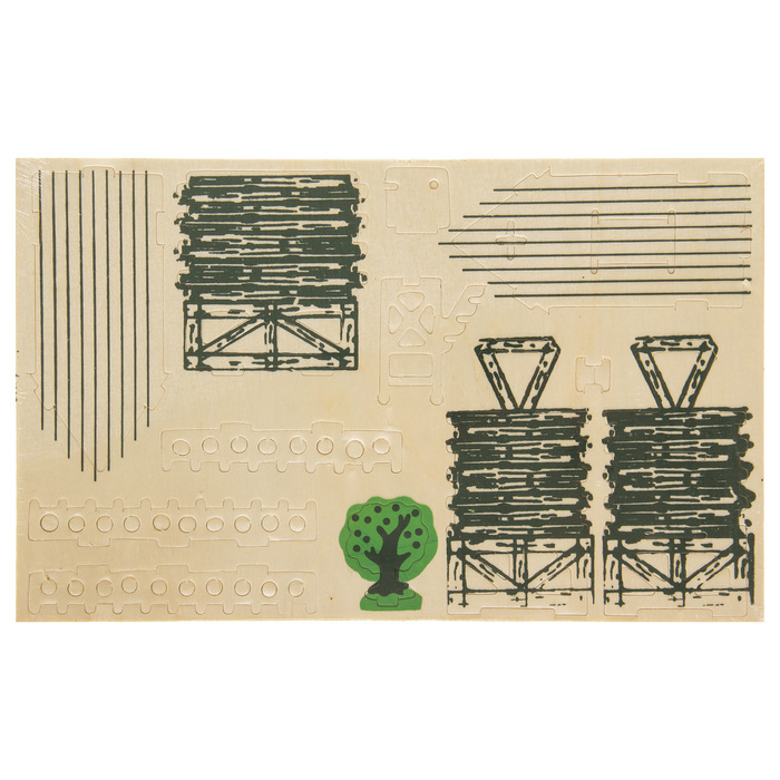 Конструктор деревянный 3D "Мельница"