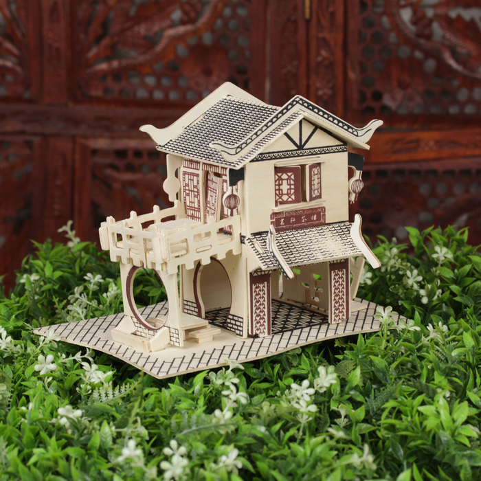 Конструктор деревянный 3D "Китайский ресторан"
