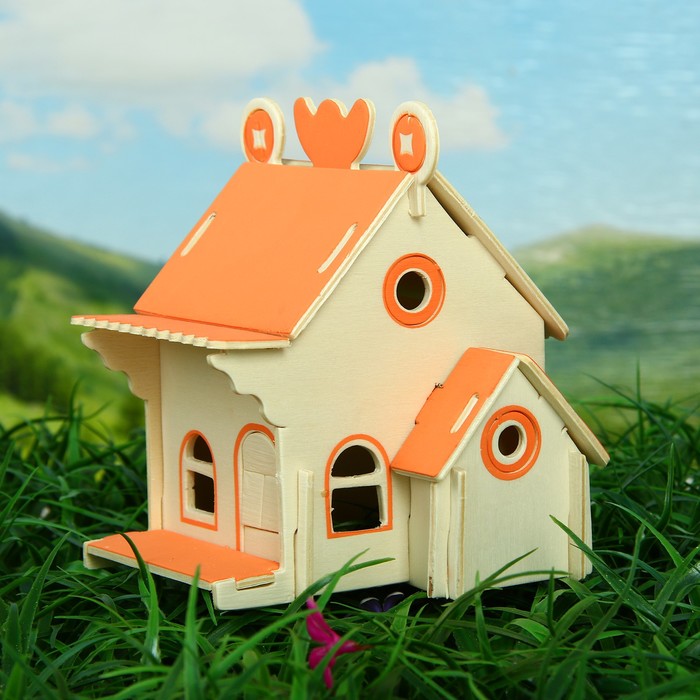 Конструктор деревянный 3D "Магазин"