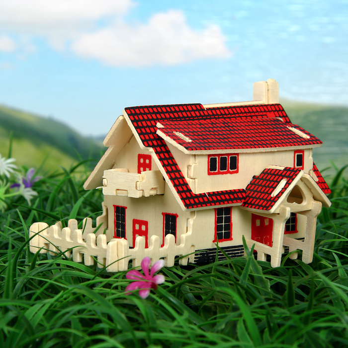 Конструктор деревянный 3D "Ранчо"