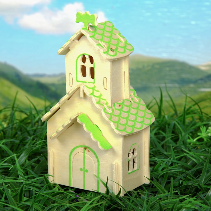 Конструктор деревянный 3D "Милая хижина"