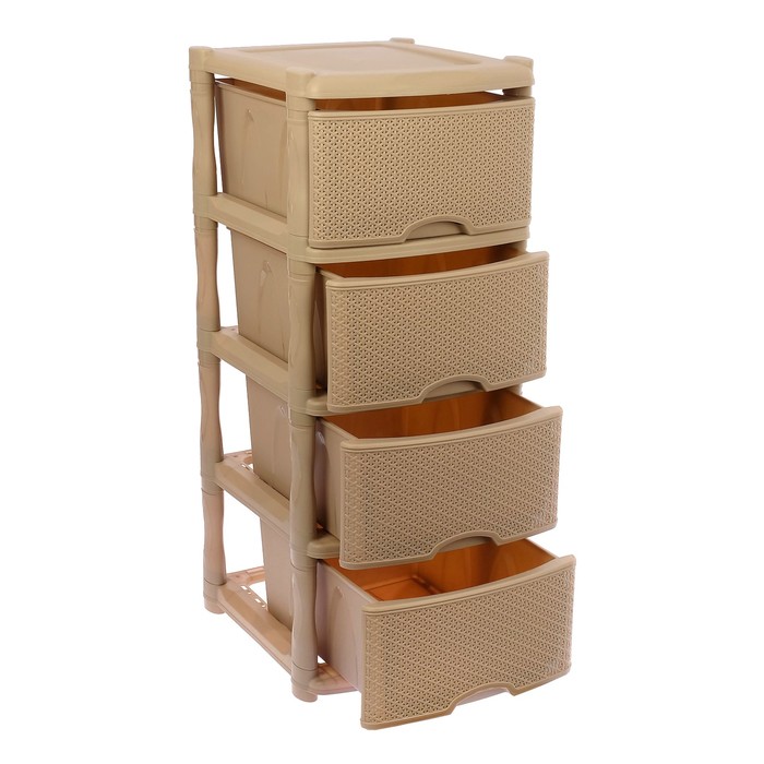 Комод 4-х секционный Nature, цвет кофейный