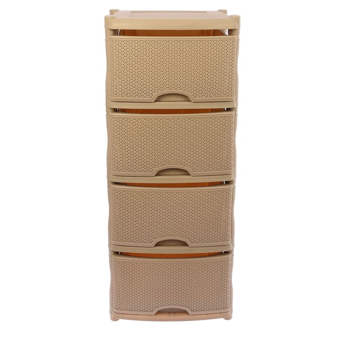 Комод 4-х секционный Nature, цвет кофейный