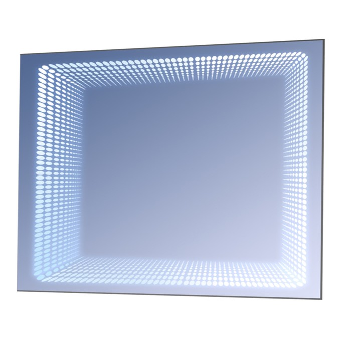 Зеркало настенное «Бесконечность», с внутренней подсветкой, 700×500 мм