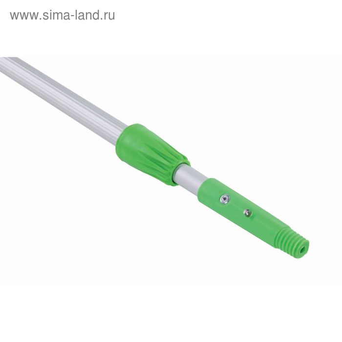 цена Ручка для швабры телескопическая 120 см, 2 секции, алюминий