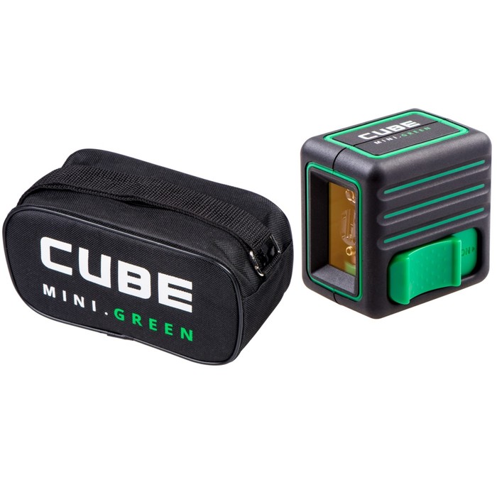 Нивелир лазерный ADA Cube MINI GREEN HOME Edition, 2 луча, 40/20 м, ± 0.2 мм/м
