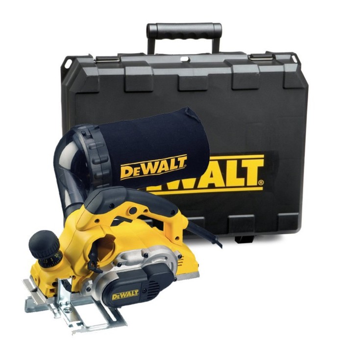 Рубанок DeWalt D 26500 К, 1050 Вт, 13500 об/мин, 82х4мм, п/сборник, кейс