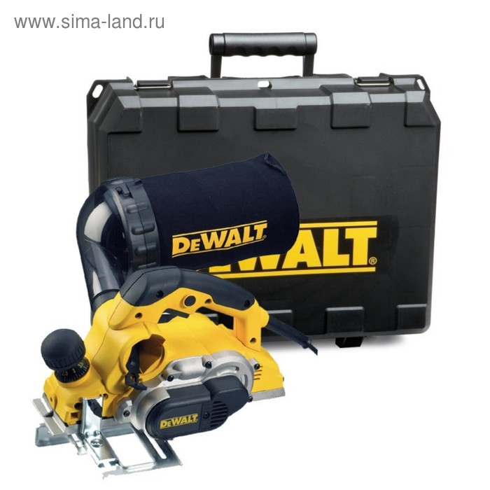 

Рубанок DeWalt D 26500 К, 1050 Вт, 13500 об/мин, 82х4мм, п/сборник, кейс