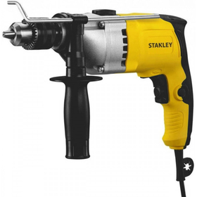 

Дрель ударная Stanley STDH8013, 800 Вт, ключевой 13 мм, 3000 об/мин, 54000 уд, реверс