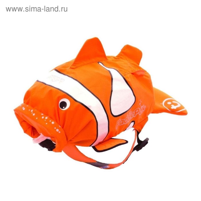 фото Рюкзак для бассейна и пляжа "рыба-клоун" цвет оранжевый trunki
