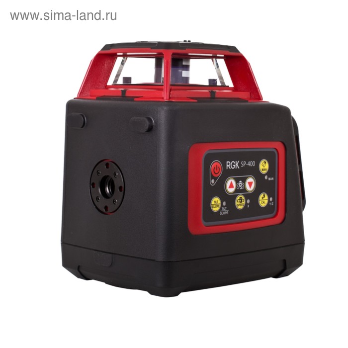 

Нивелир ротационный RGK SP400, 5/8", 2 луча, ±0.1 мм/м, до 200 м, с приемником