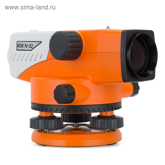 Оптический нивелир RGK N-32, увеличение 32х, объектив d=32 мм нивелир оптический ada prof x32 а00119 32х от 0 3 м d 42 мм