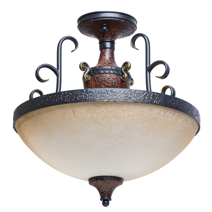 Люстра потолочная "Версаче" 3x60W Е27 металлический 46x46x46см