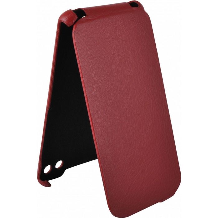 Чехол BQ S-4026 UP! флип, алая флотер экокожа