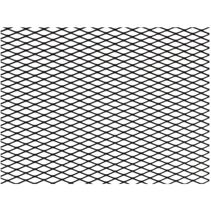 Сетка защитно-декоративная Dollex, алюминий, 100х30 см, ячейки 16х6 мм, черная