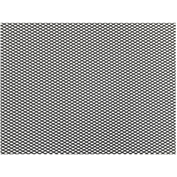 Сетка защитно-декоративная Dollex, алюминий, 100х40 см, ячейки 6х3,5 мм, черная