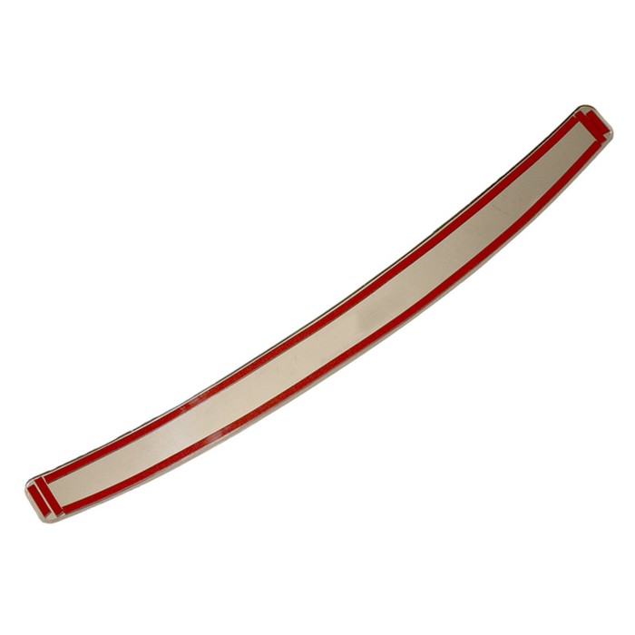 Накладка на задний бампер Dollex, Hyundai Solaris 2014-, хэтчбэк, нержавеющая сталь