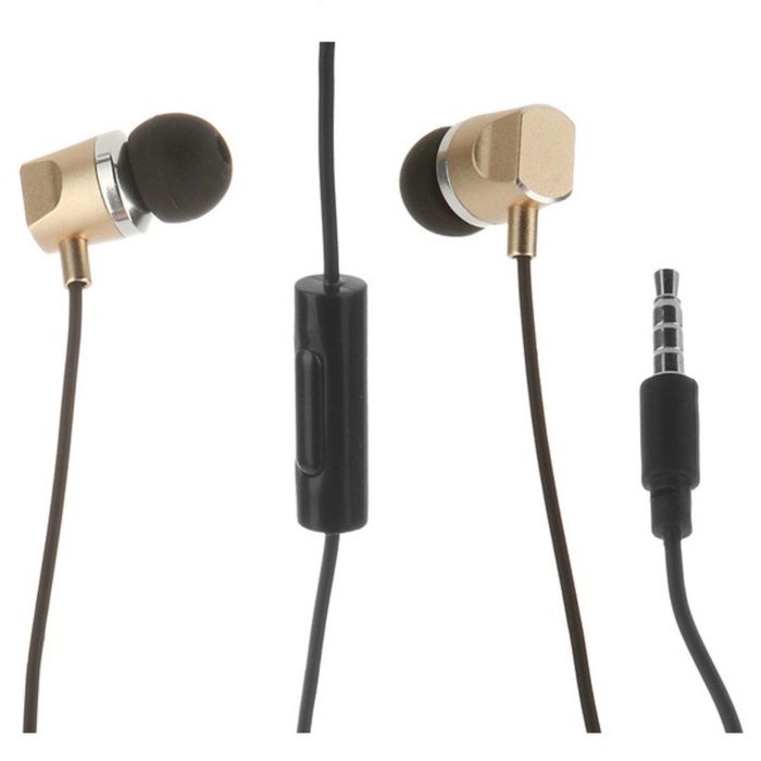 Гарнитура Maverick Pure Sound E1209, металлический корпус, цвет золото