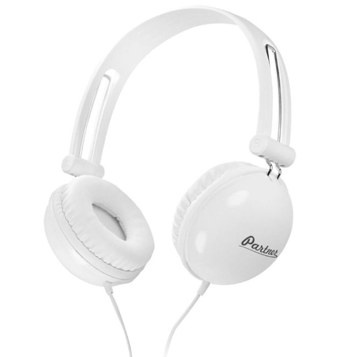 Гарнитура Partner 037177 Melody, 3.5, MIC, полноразмерная, белая