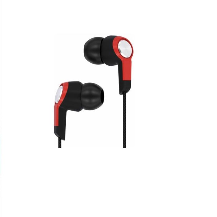 Гарнитура Prime Line 4017 Xi-Urban Pro, тканевая оплетка, черно-красная