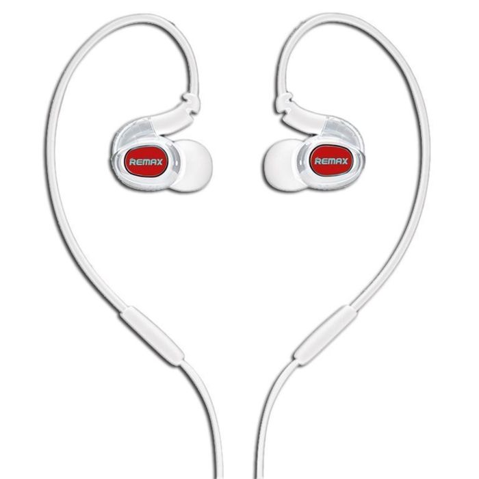 Гарнитура REMAX S1 Pro, внутриканальная, провод 1.2 м, белая