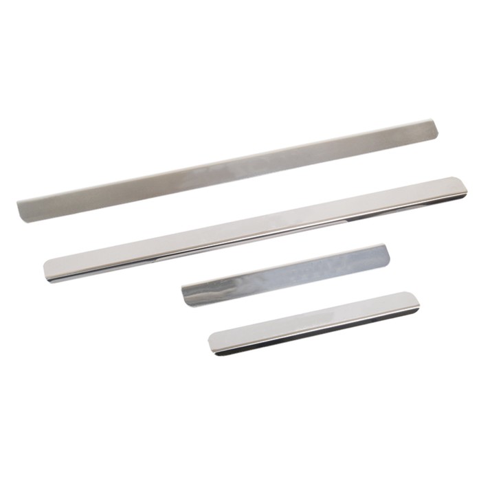 Накладки на пороги Dollex, Chevrolet Aveo -2013, Lacetti, Lanos, Niva, нержавеющая сталь, 4 шт. 32