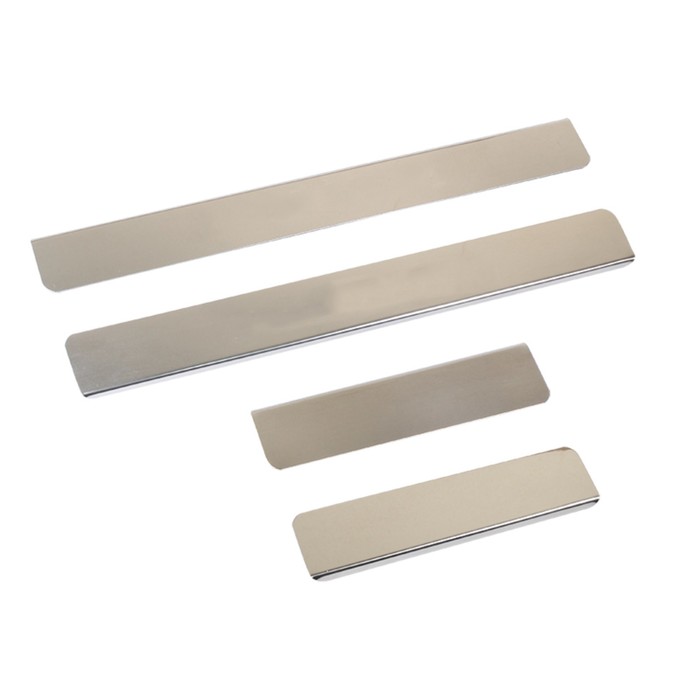 Накладки на пороги Dollex, Chevrolet Cruze -2013, Epica, Orlando, нержавеющая сталь, набор 4 шт. 3