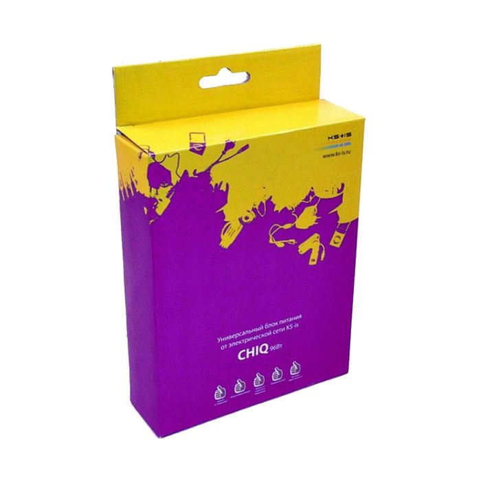 Адаптер питания для Ноутбуков KS-is Chiq (KS-257) 96 Вт, сетевой, 8 переходников