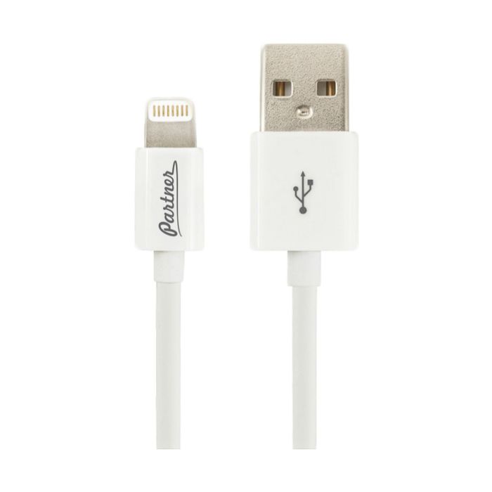 Кабель Partner (033368) MFI для Apple 8-pin, 1м, белый