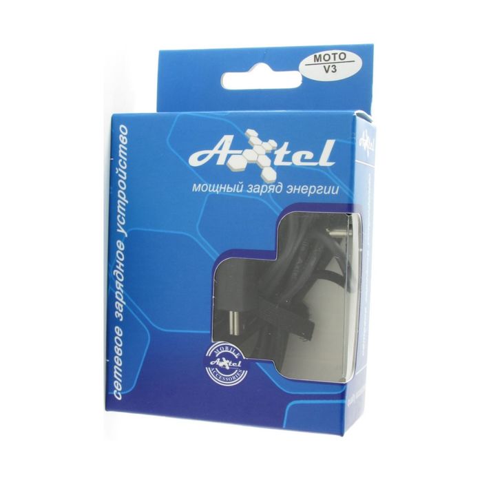 Зарядное устройство Axtel для Motorola V3, mini USB, черный