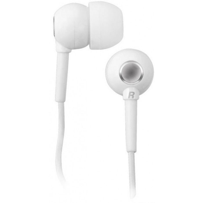 Наушники BBK EP-1200S, вкладыши, в ушной раковине, провод 1.2 м, белые