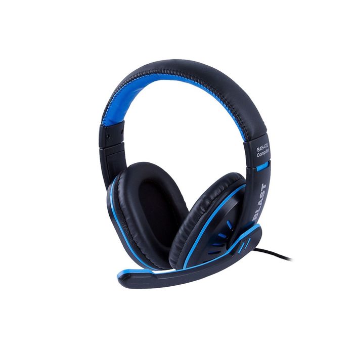 Гарнитура Blast BAH-475 Computer, мониторная, черно-голубая