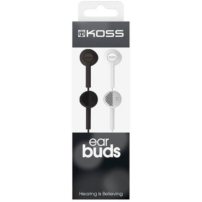 Наушники KOSS KE7, вкладыши, блистер, 2 шт, черные и белые