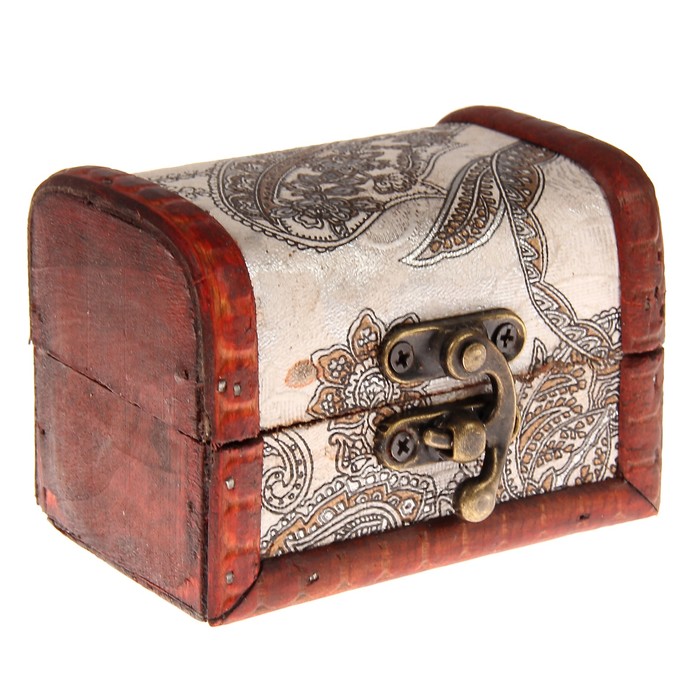 Шкатулка дерево сундучок "Восточный узор" 6,3х8,8х6,5 см