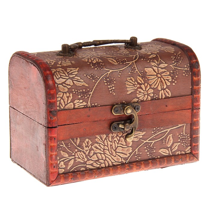 Шкатулка дерево сундучок "Розарий" 10,5х15х9 см