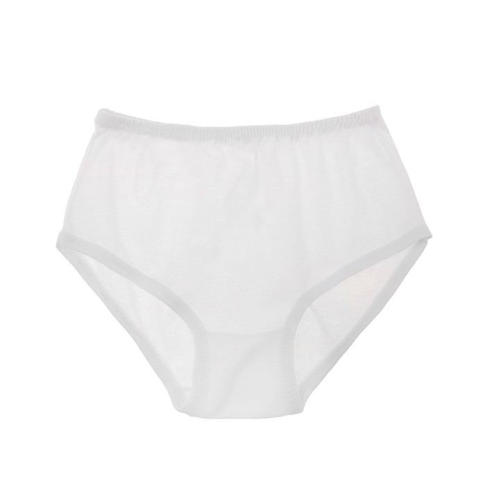 Трусы женские слипы однотонные цвет белый, р-р 44