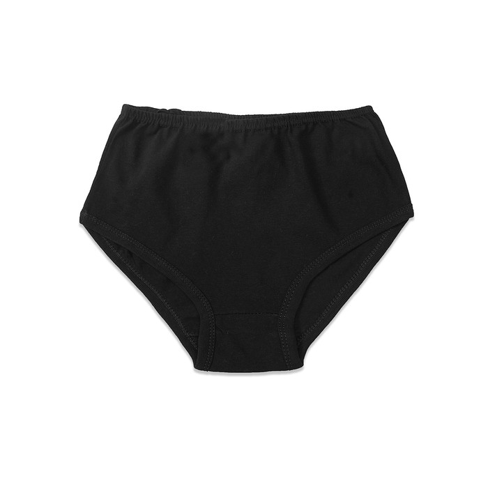 Трусы женские слипы однотонные цвет чёрный, р-р 44