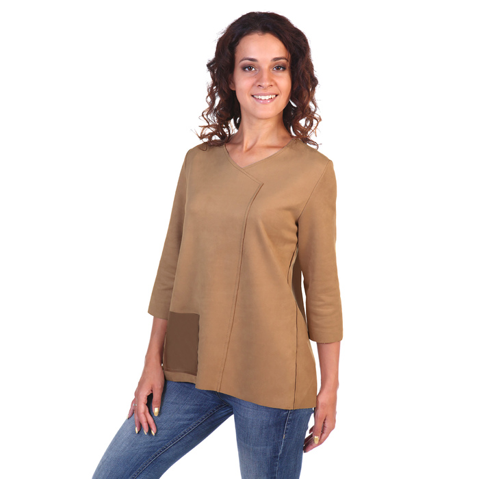 Туника женская Эфа цвет песочный, р-р 50