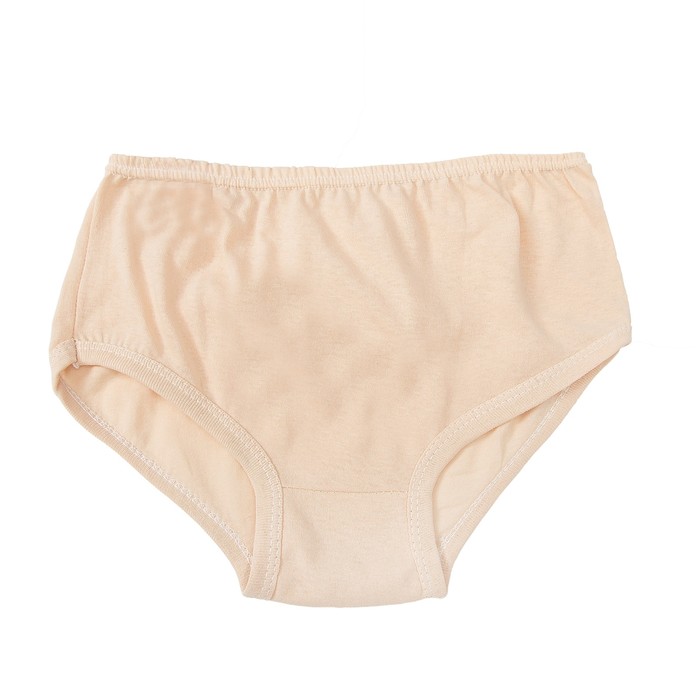 Трусы женские слипы однотонные цвет бежевый, р-р 54