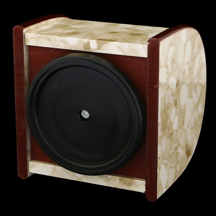 Органайзер, под желтый мрамор, вращающийся, 4 секции 11,5*12 см