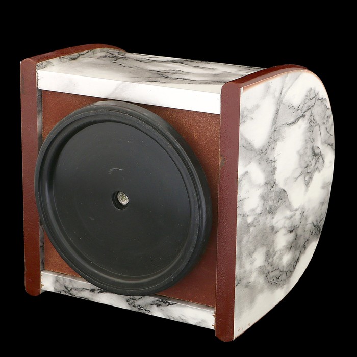 Органайзер, под серый мрамор, вращающийся, 4 секции 11,5*12 см