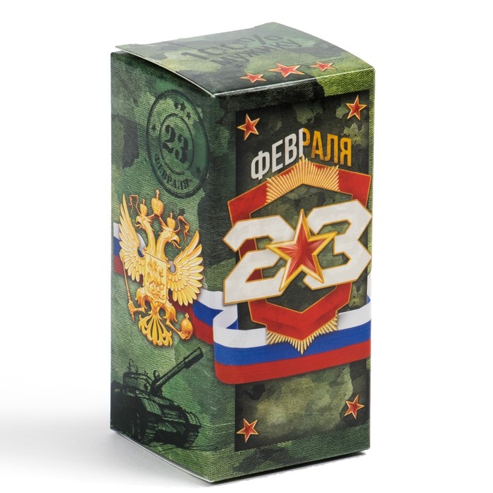 Салфетка махровая "С 23 февраля", МИКС, 30х30 см, 100% хлопок