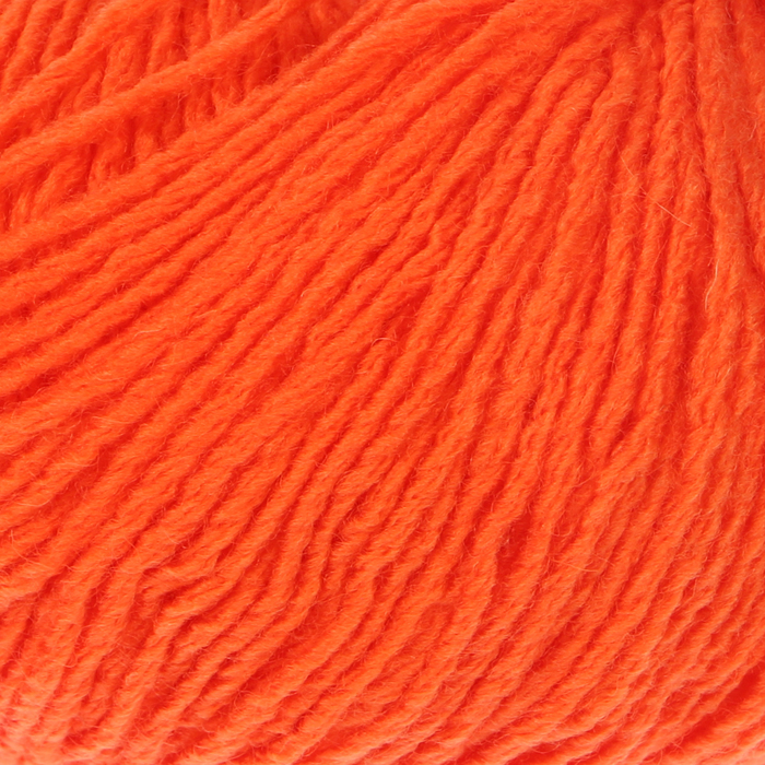 Пряжа "Детская" 20% меринос.шерсть, 80% акрил 145м/50гр (0499 яр. оранж)